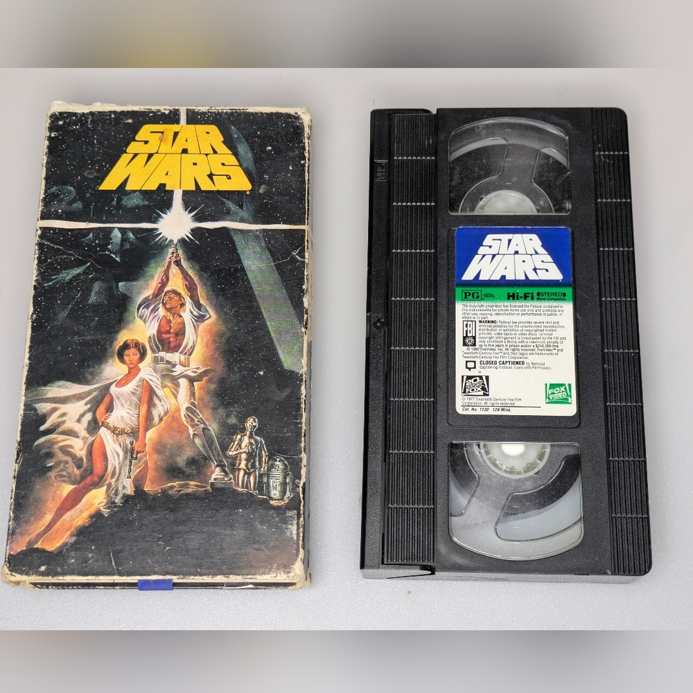 Vintage Star Wars (1977)  VHS Tape